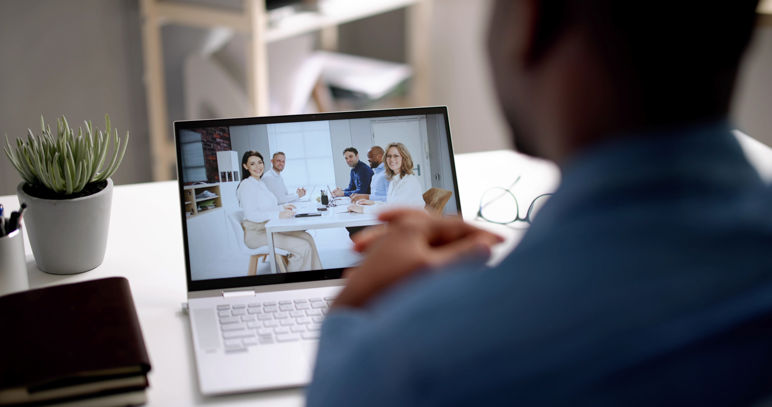 Virtual Video Conference Business Meeting Online